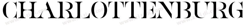 Charlottenburg Class字体转换